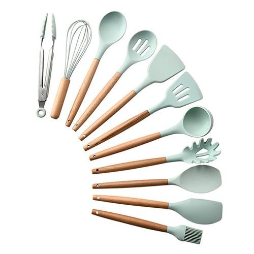 Kitchenware Cooking Utensils Set With Wooden Handle-KOLAICH™