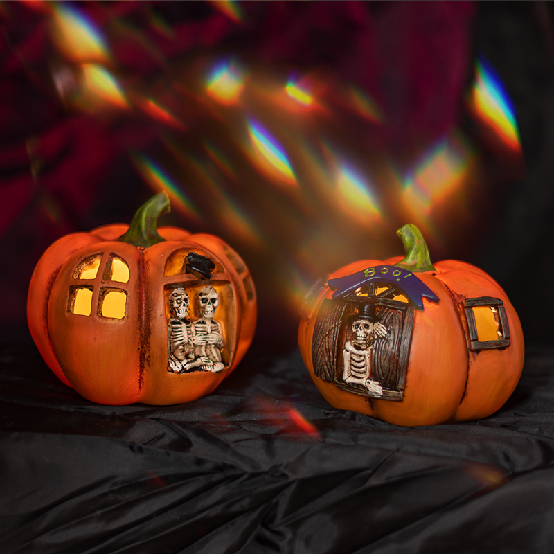 Halloween Resin Pumpkin Lamp-KOLAICH™