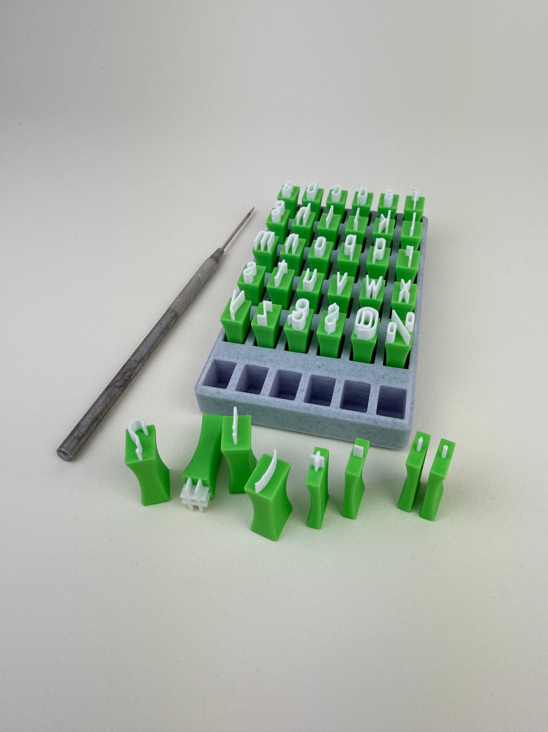 🔥LAST DAY 49% OFF-Uppercase and Lowercase Alphabet & Number Clay Stamp Sets