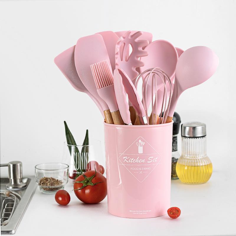 Kitchenware Cooking Utensils Set With Wooden Handle-KOLAICH™