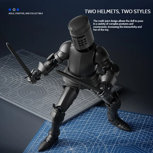 DIY Medieval Warrior Strong Magnetic Removable Articulated DollBuy 3 Set Get 10% OFF & Free Shipping