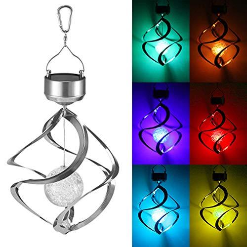 LED Color Changing Solar Revolving Wind Chimes Colorful Wind Chime to Your Place-KOLAICH™