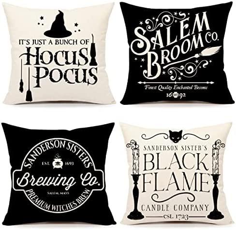 Halloween Decor Pillow Covers Set of 4 Halloween Decorations Cushion Case-KOLAICH™