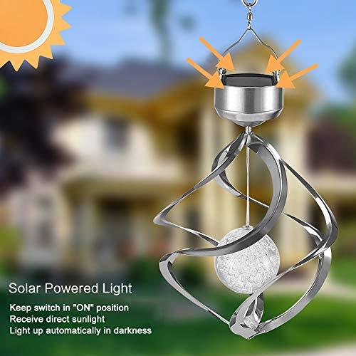 LED Color Changing Solar Revolving Wind Chimes Colorful Wind Chime to Your Place-KOLAICH™