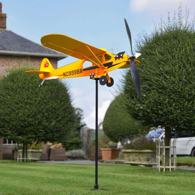 Piper J3 Cub Airplane Weathervane - Gifts for flight lovers