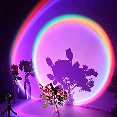 16 Colors Sunset Lamp Projector 360 Degree Rotation Color Changing Rainbow Projection Light Romantic Visual LED Light-KOLAICH™