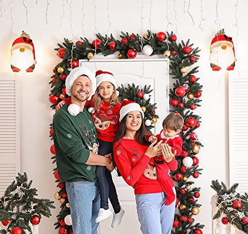 2 Pack Christmas Santa Claus Porch Light Cover Decorations for Holiday Door Decor-KOLAICH™