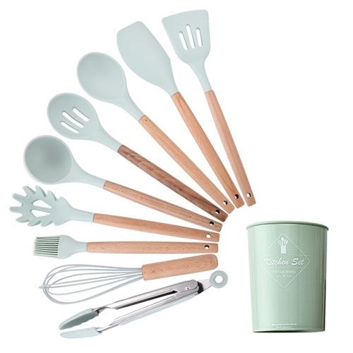 Kitchenware Cooking Utensils Set With Wooden Handle-KOLAICH™