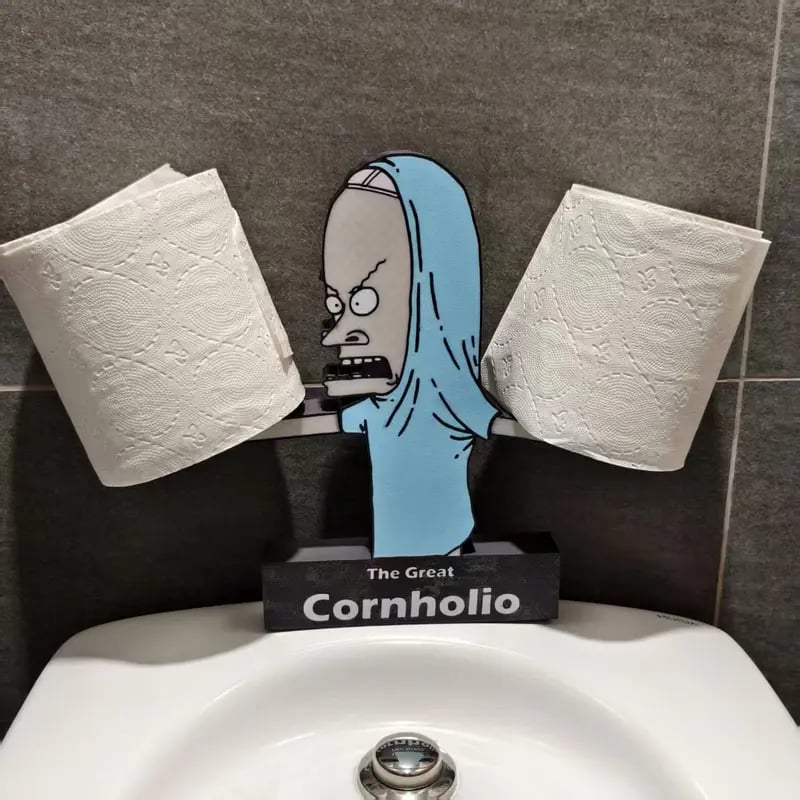 Fun & Playful Toilet Paper Holder – Add Humor to Your Bathroom!