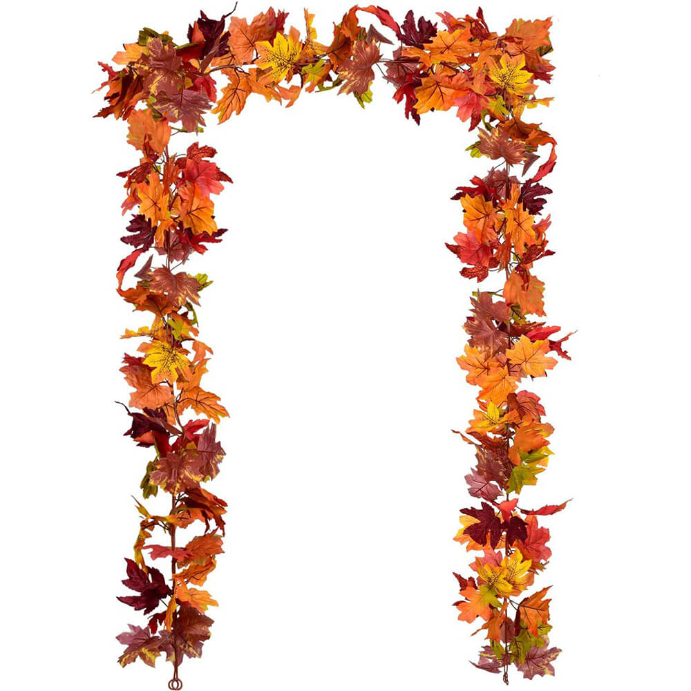Halloween Hanging Simulated Decorative Maple Leaves