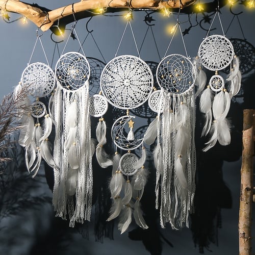Dreamcatcher moon and stars hanging over the bed(Hot Sale-48% Off ）-KOLAICH™