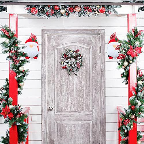 2 Pack Christmas Santa Claus Porch Light Cover Decorations for Holiday Door Decor-KOLAICH™