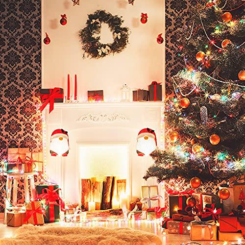 2 Pack Christmas Santa Claus Porch Light Cover Decorations for Holiday Door Decor-KOLAICH™