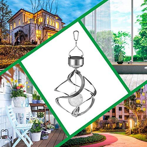 LED Color Changing Solar Revolving Wind Chimes Colorful Wind Chime to Your Place-KOLAICH™