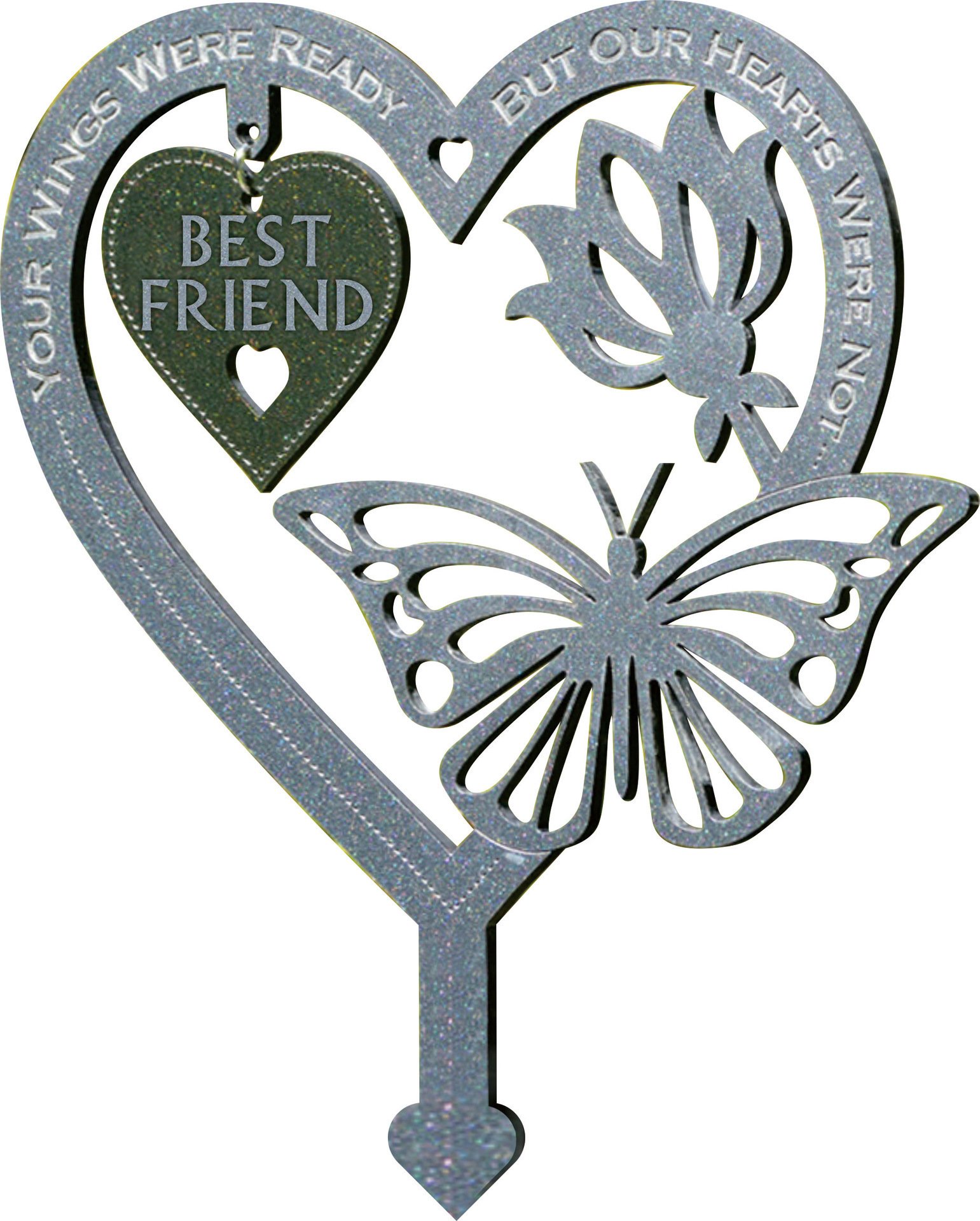 🔥Last Day 49% OFF🔥 - Memorial Gift Butterfly Ornament Garden Plaque