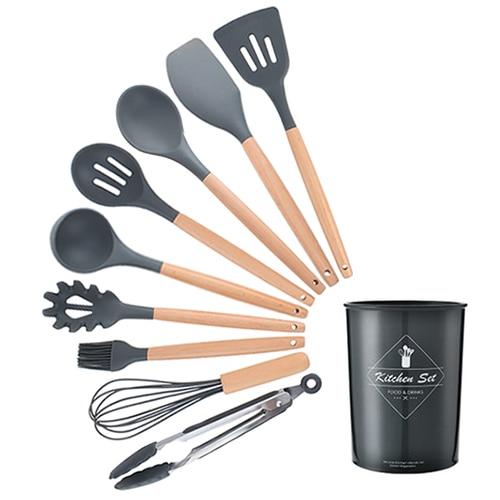 Kitchenware Cooking Utensils Set With Wooden Handle-KOLAICH™