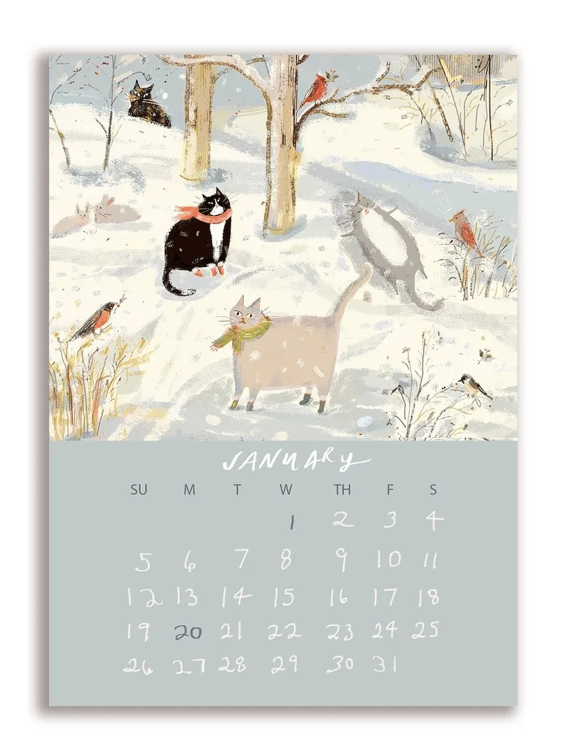 Christmas Hot Sale Now 49% Off | 2025 Dancing Cat Calendar
