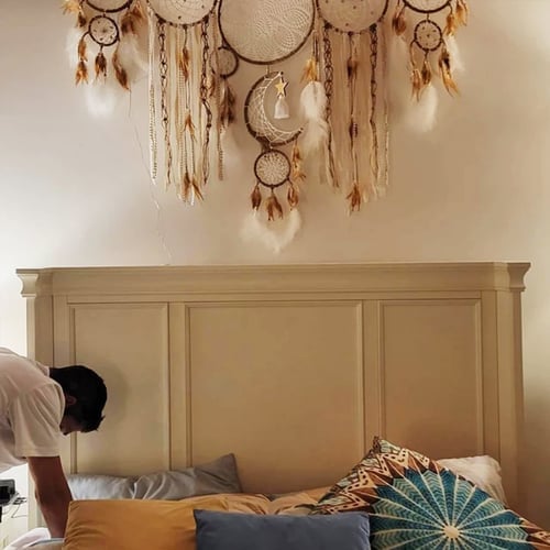 Dreamcatcher moon and stars hanging over the bed(Hot Sale-48% Off ）-KOLAICH™