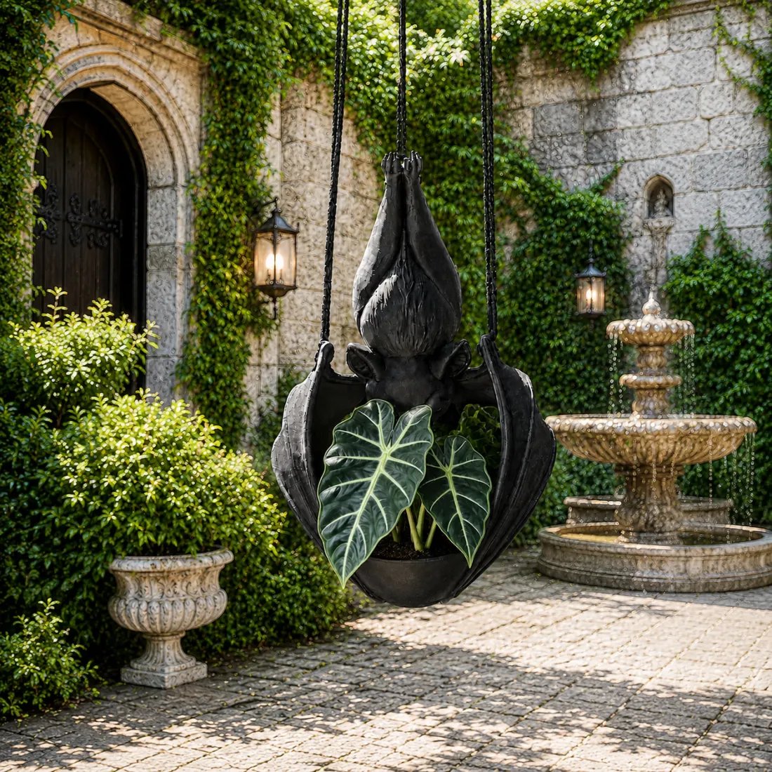Hanging Bat Plant Pot