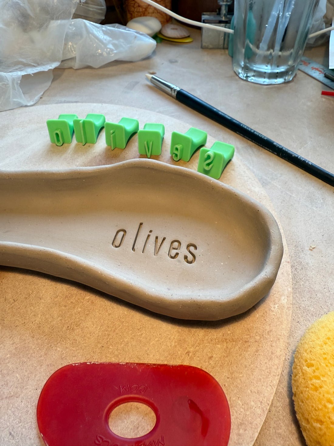 🔥LAST DAY 49% OFF-Uppercase and Lowercase Alphabet & Number Clay Stamp Sets