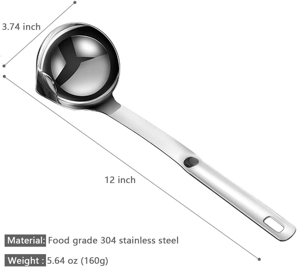Stainless Steel Oil Separator Soup Ladle-KOLAICH™