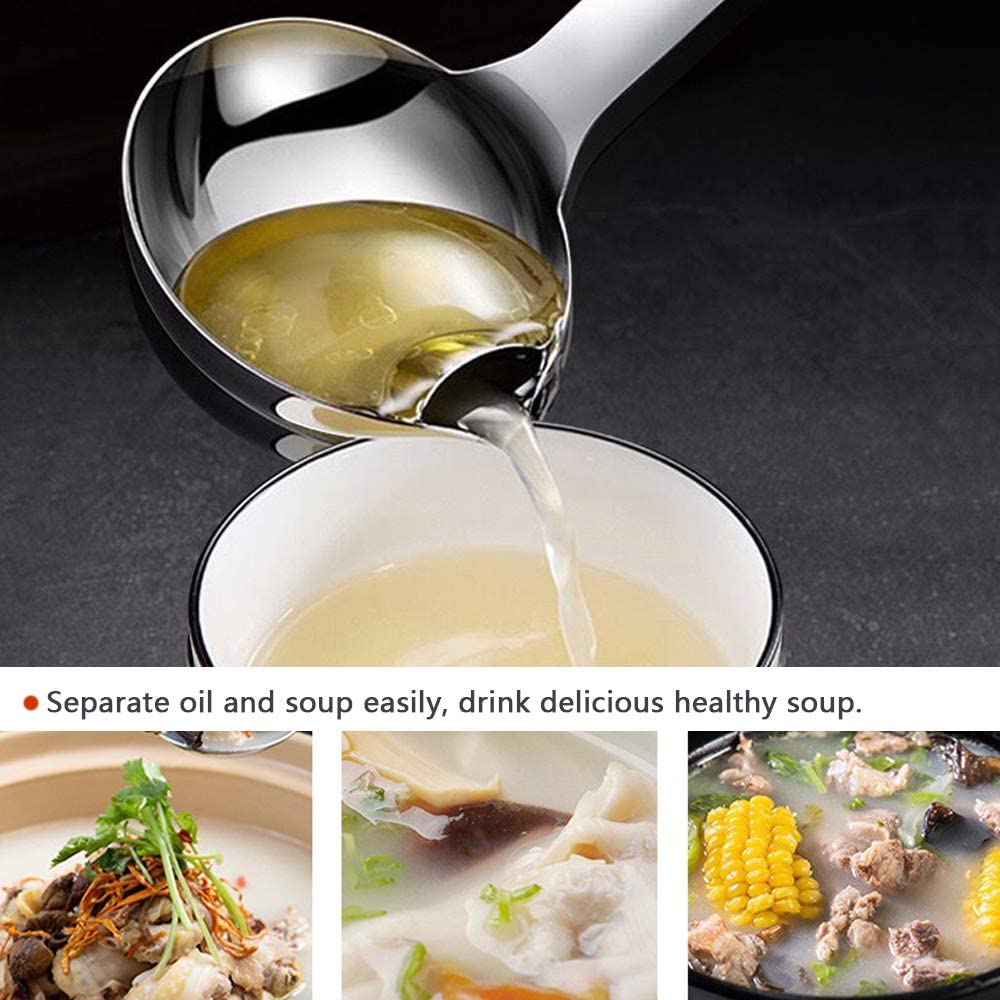 Stainless Steel Oil Separator Soup Ladle-KOLAICH™