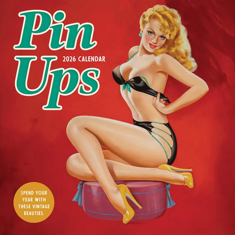 2026 Retro Pin-Up Girl Calendar