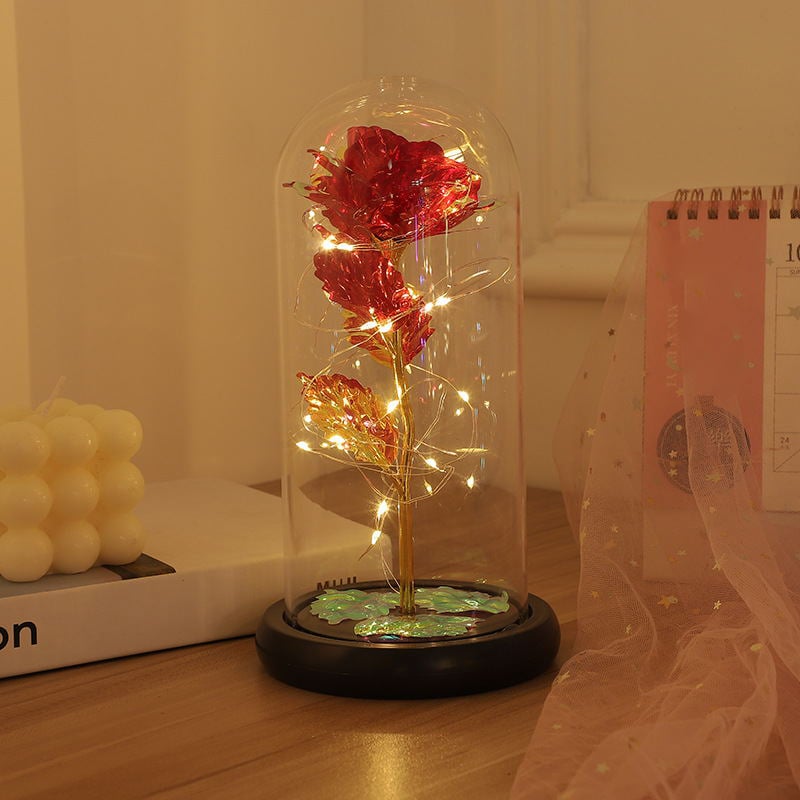 Color simulation rose lamp