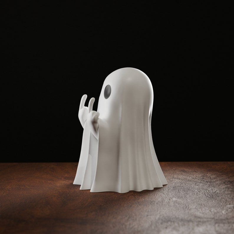 👻 Purely Handmade Cute Ghost Statue🎉-KOLAICH™
