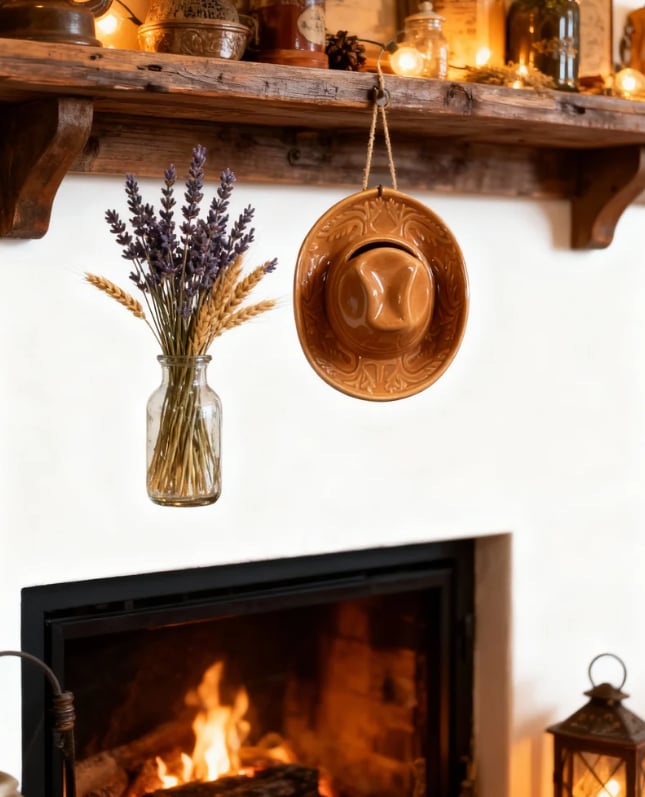 🔥 Cowgirl Hat Hanging Vase – Western Chic for Your Home Decor! 🤠-KOLAICH™