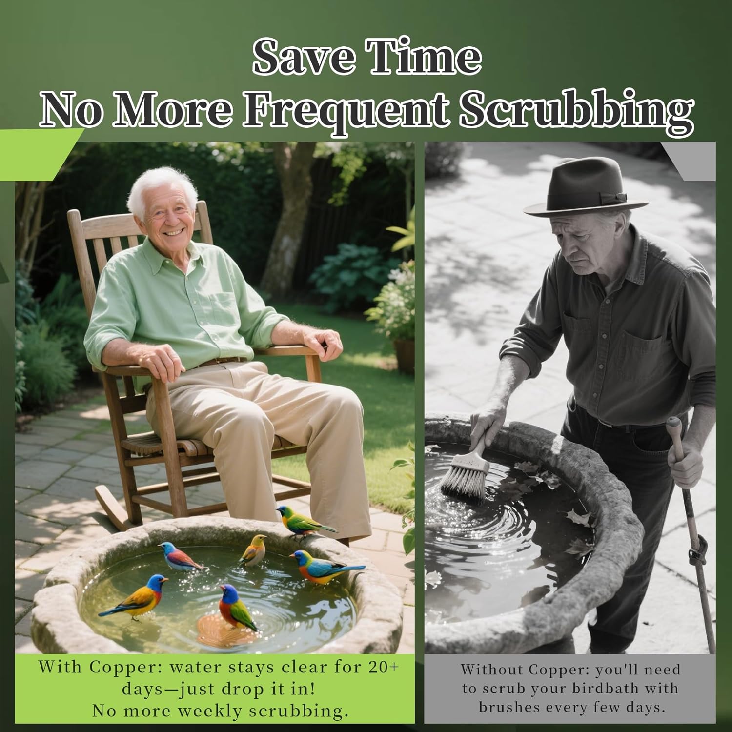 Bird Bath Copper Disk