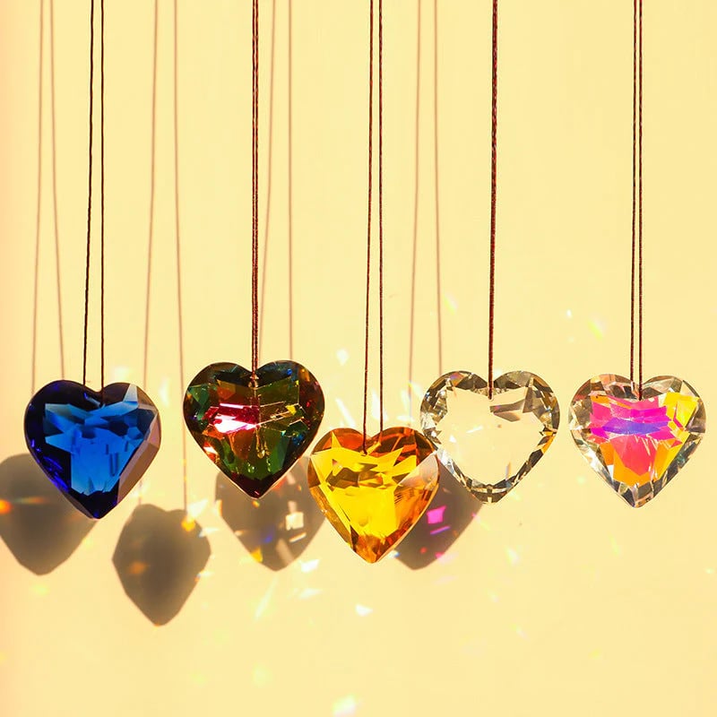 Hanging Heart Suncatcher Prism Crafts-KOLAICH™