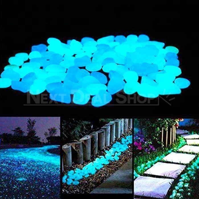 Glow-in-the-Dark Garden Pebbles-KOLAICH™