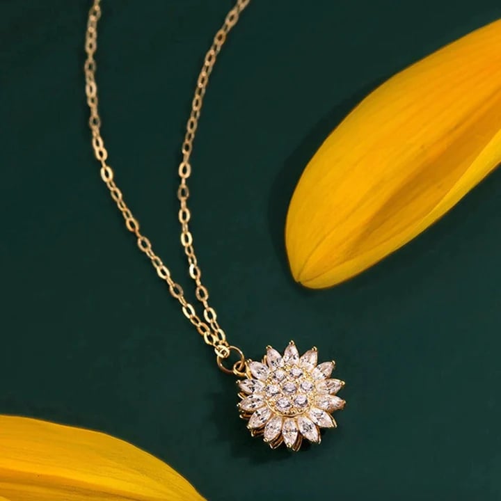 Spinning Sunflower Necklace(Buy 2 Get Free Shipping）-KOLAICH™