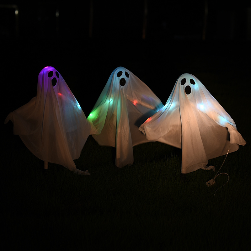 Halloween props and seven colored lights to insert a small ghost-KOLAICH™