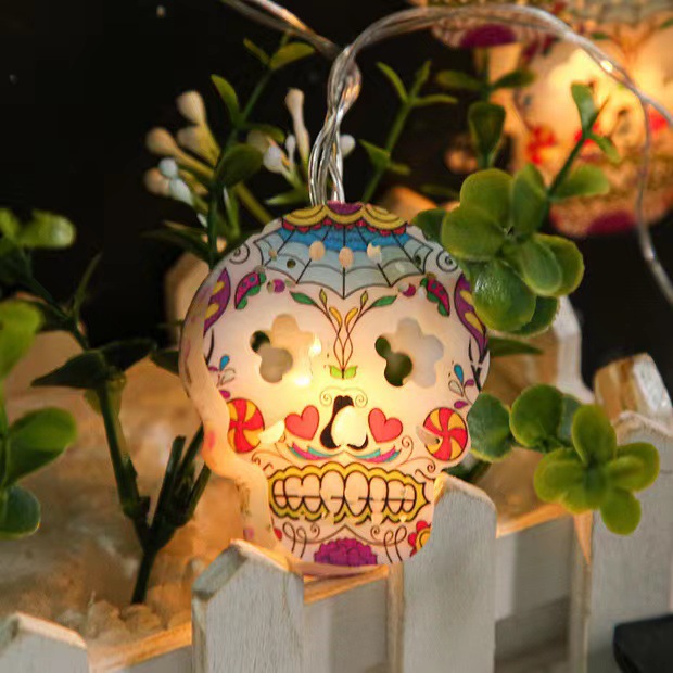 Halloween Painted Skull Lantern-KOLAICH™