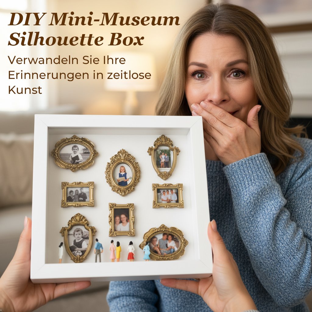 ✨DIY Mini-Museums-Silhouette-Box – Feiere deine einzigartigen Erinnerungen mit Stil 💖