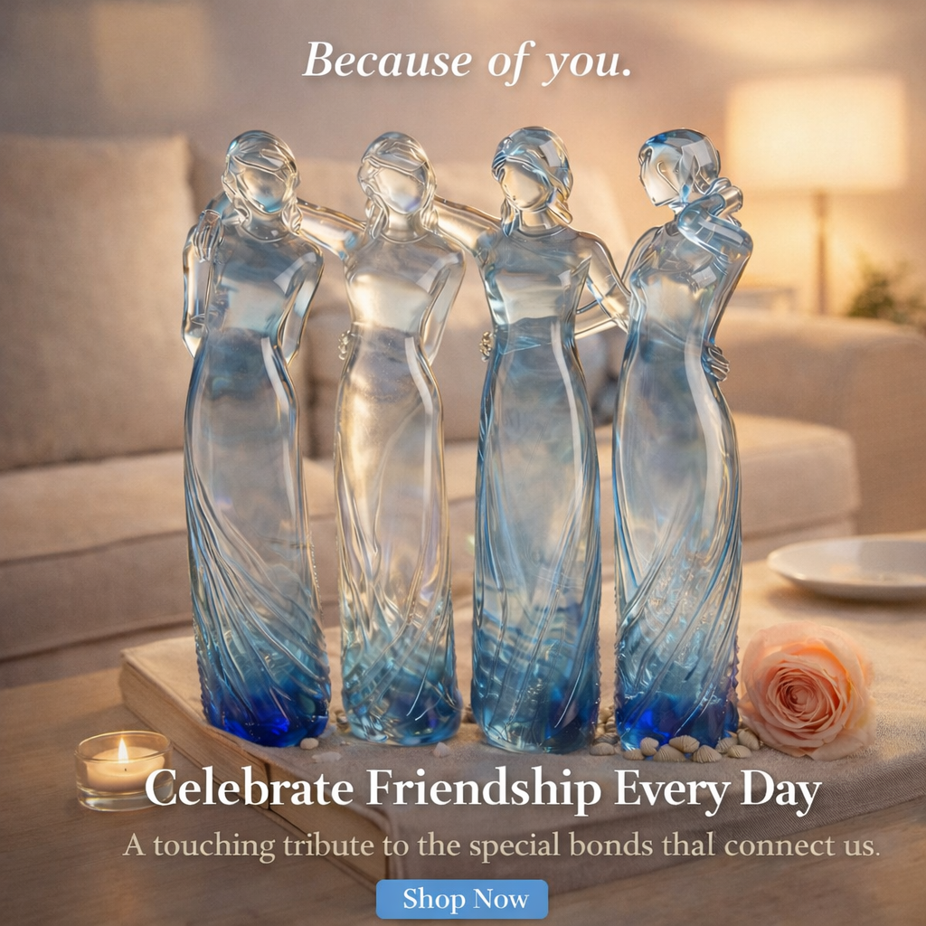 🔥LAST DAY 49% OFF🌊Sisters by My Side, Celebrates Friendships Three Sisters Sculpture