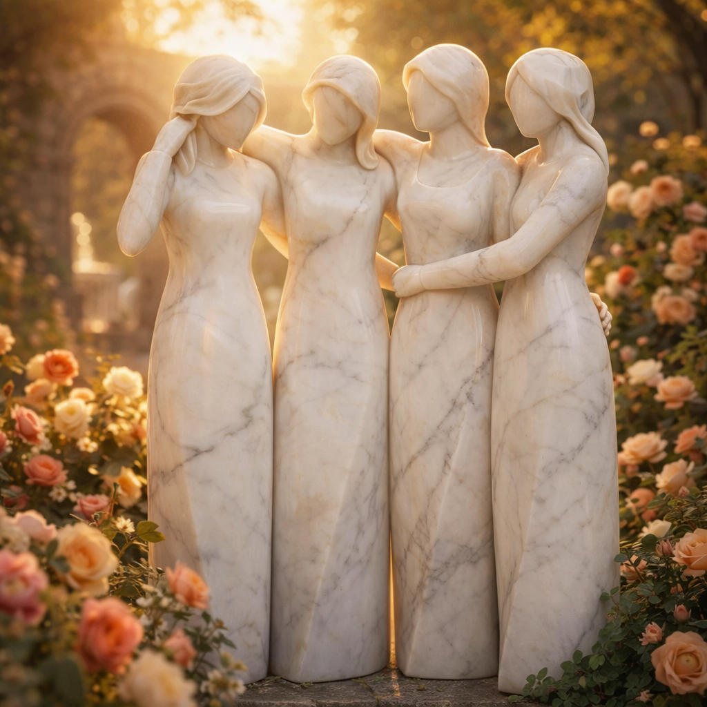 🔥LAST DAY 49% OFF🌊Sisters by My Side, Celebrates Friendships Three Sisters Sculpture