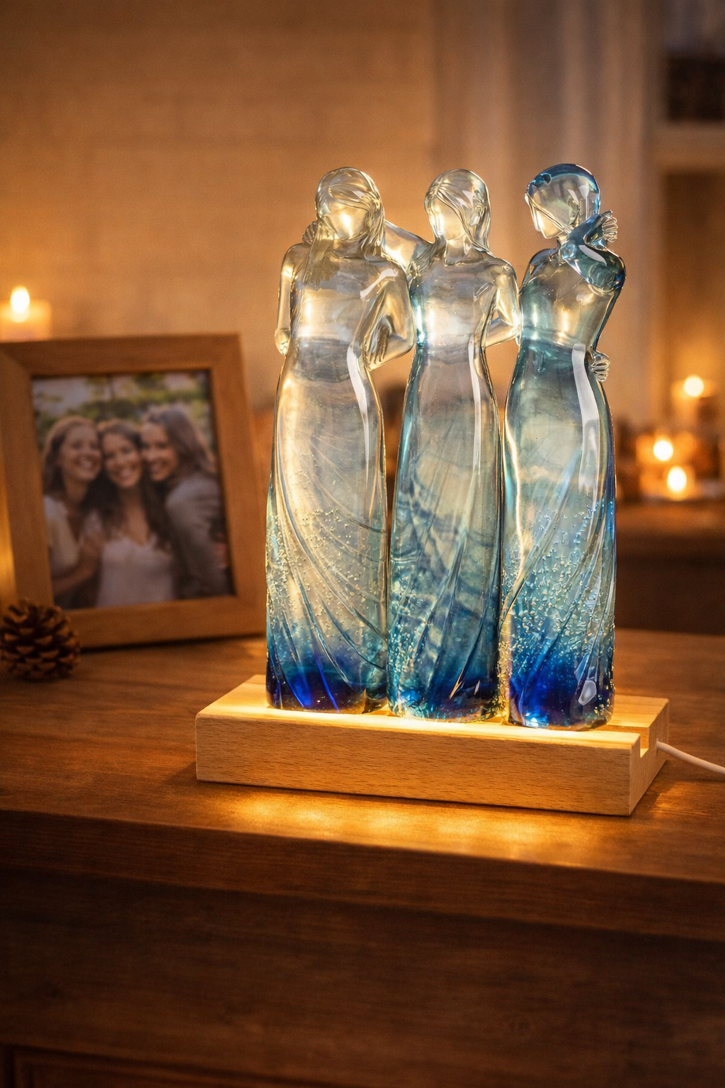 🔥LAST DAY 49% OFF🌊Sisters by My Side, Celebrates Friendships Three Sisters Sculpture