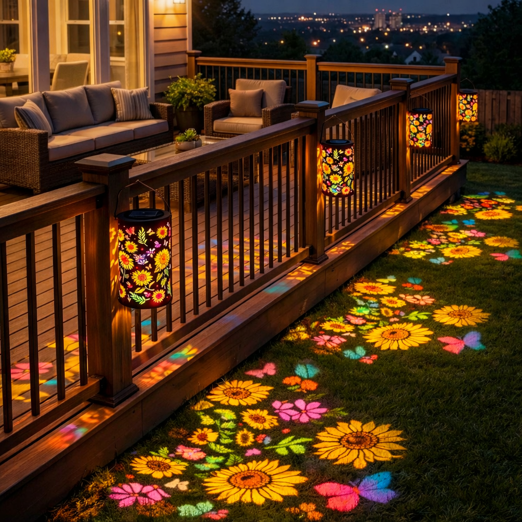 🎖️Colorful Sunflower Glow Solar Garden Lantern-KOLAICH™