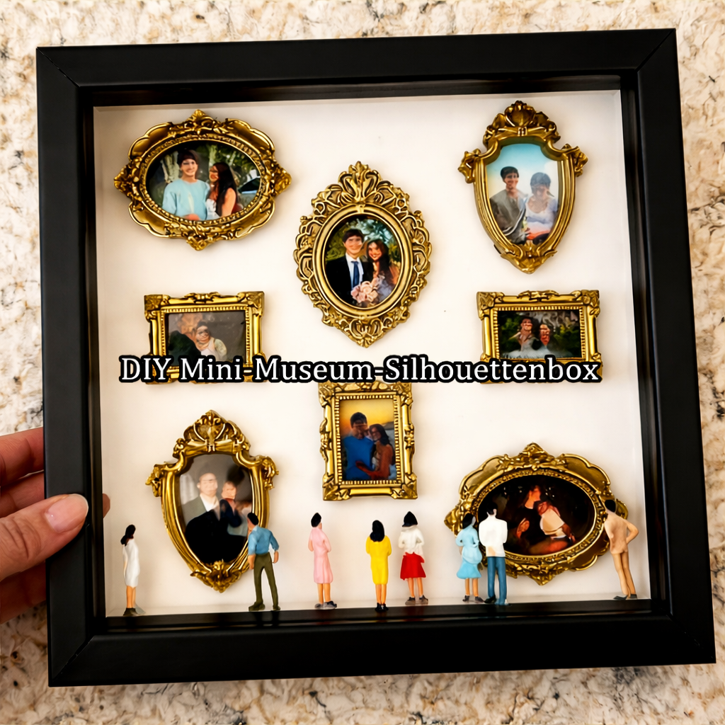 ✨DIY Mini Museum Silhouette Box – Celebrate your unique memories in style 💖