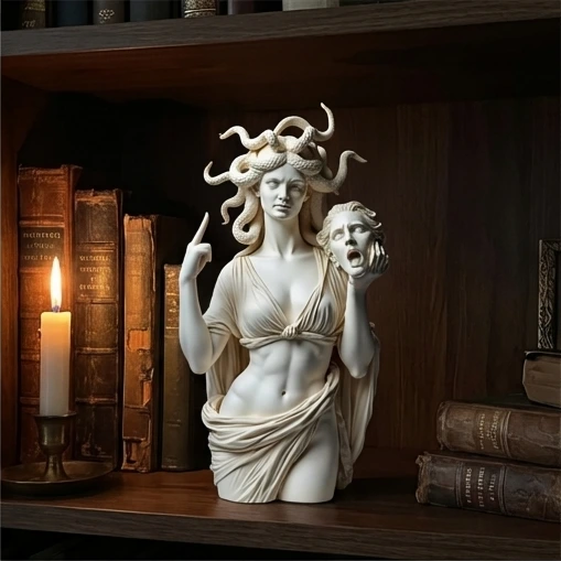 Medusa Statue With Attitude