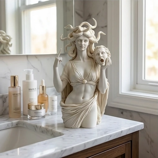Medusa Statue With Attitude