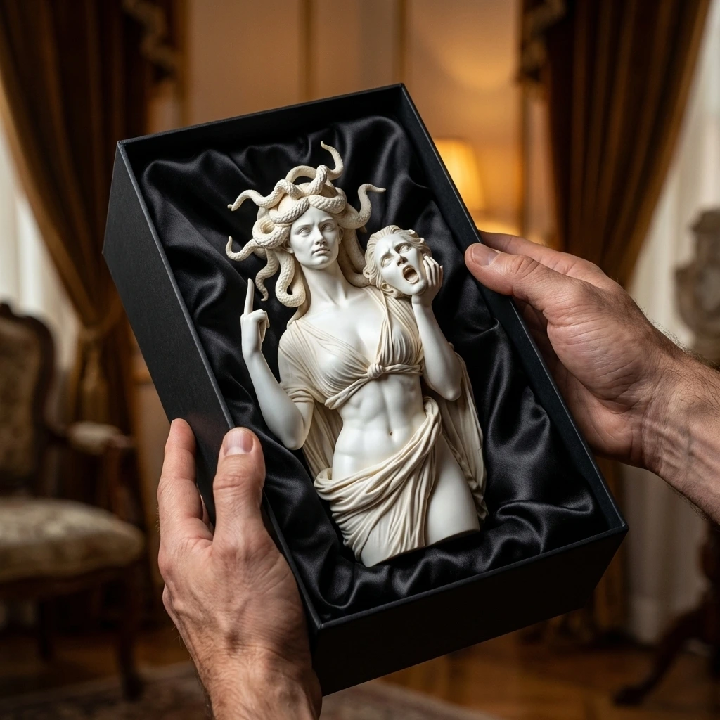 Medusa Statue With Attitude