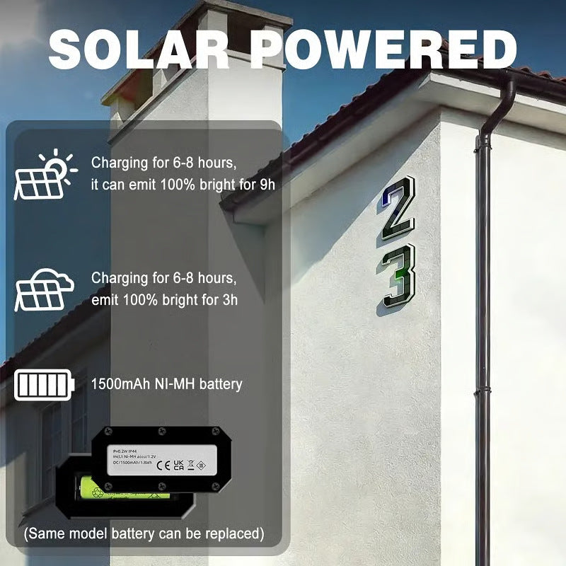 ☀️ Solar LED Illuminated House Numbers-KOLAICH™