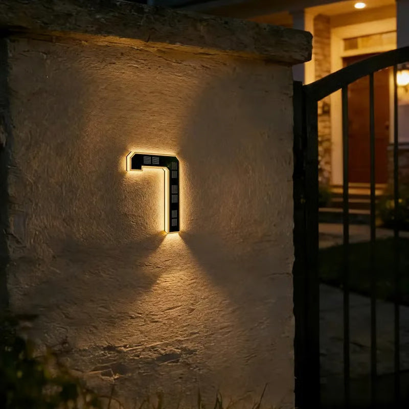 ☀️ Solar LED Illuminated House Numbers-KOLAICH™