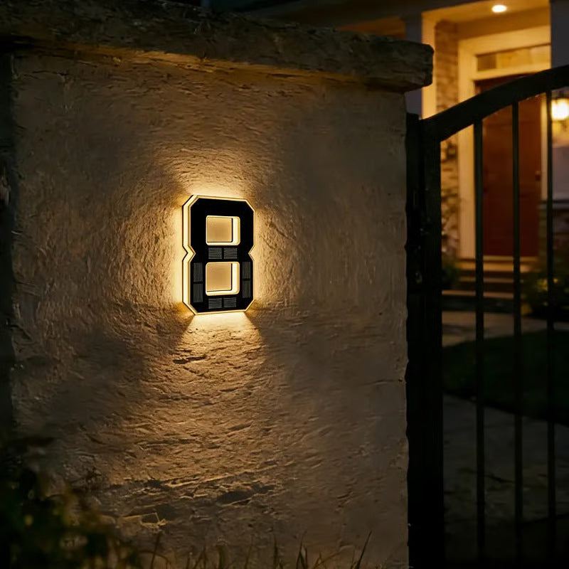 ☀️ Solar LED Illuminated House Numbers-KOLAICH™