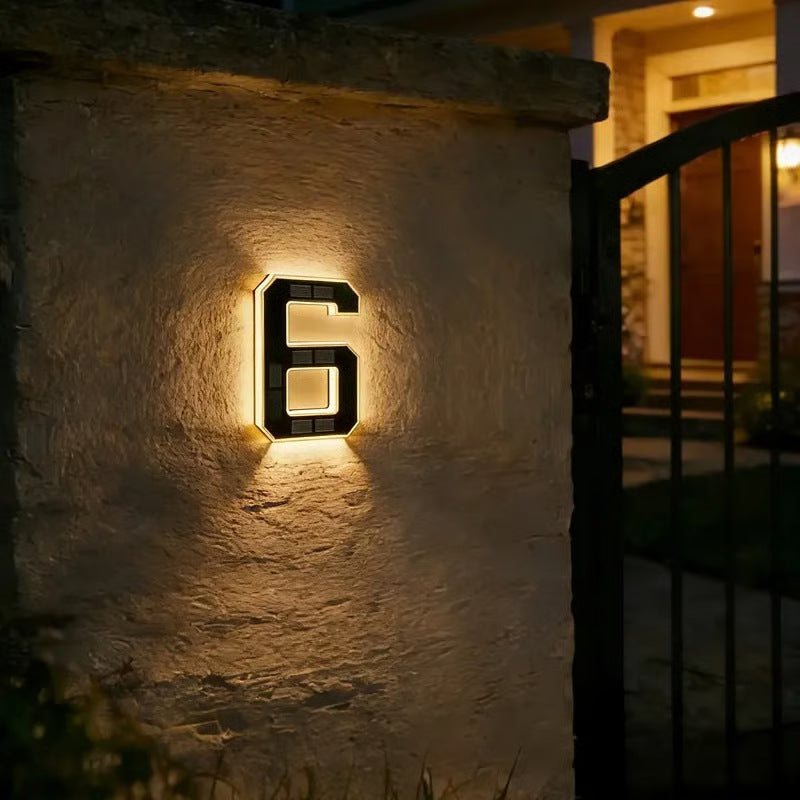 ☀️ Solar LED Illuminated House Numbers-KOLAICH™
