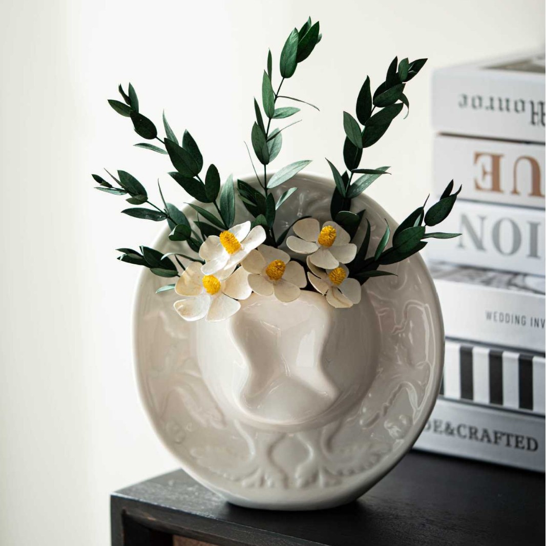 🔥 Cowgirl Hat Hanging Vase – Western Chic for Your Home Decor! 🤠-KOLAICH™
